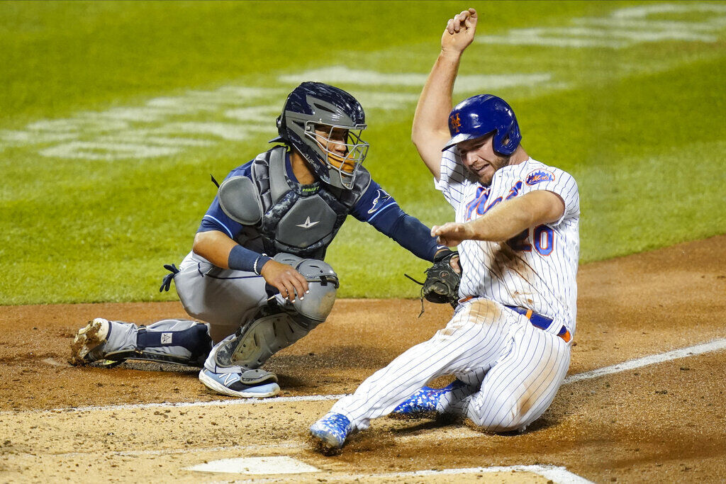 APTOPIX Rays Mets Baseball